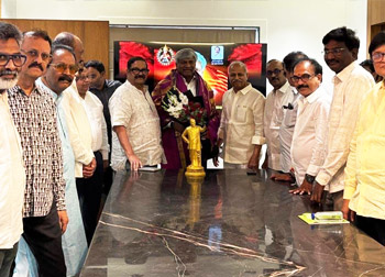 On the occasion of honoring Mr. Komati Jayaram, the Government of Andhra Pradesh Representative in North America, by the NTR Literature Committee.