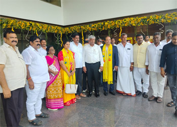NRI TDP Central Committee Oath-Taking Ceremony held at the Central Party Office on 9th September 2026.