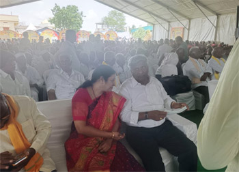 Shri Komati Jayaram participated alongside Union Minister Shri Pemmasani Chandra Sekhar, Hon'ble Minister Shri Anagani Satya Prasad